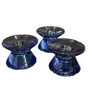 ROSENDAHL COPENHAGEN GRAND CRU DANISH MODERN CANDLE HOLDERS,  Set Of 3